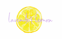 Lavender Lemon Nails